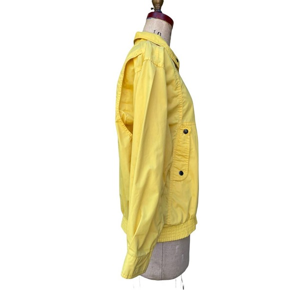 Vintage Maxim Women's Pullover Windbreaker Jacket Vented Yellow 10 - Picture 7 of 12